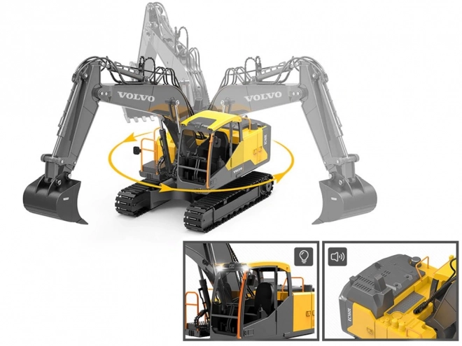 Graafmachine op afstandsbediening 3in1 VOLVO
