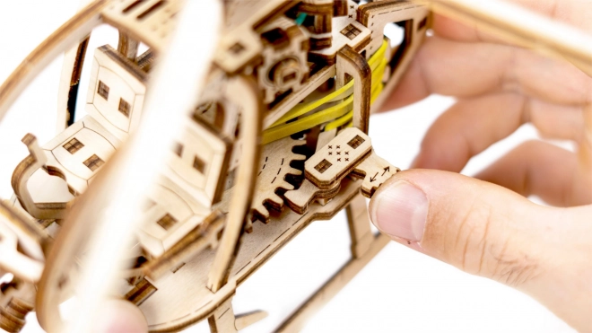 Houten 3D-puzzel helikopter
