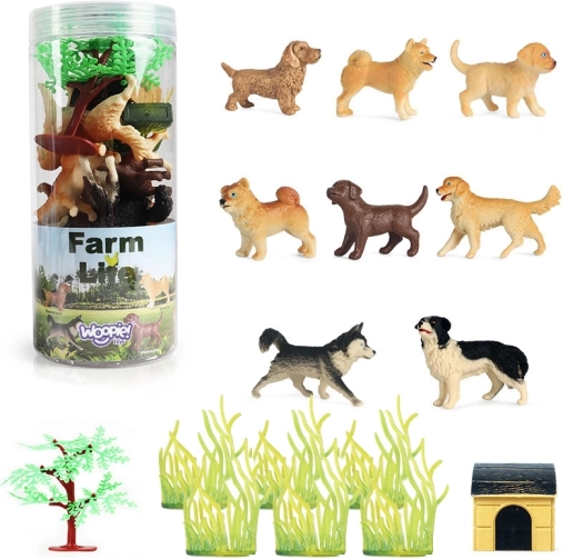 WOOPIE Set Hundefiguren 16 Stk.