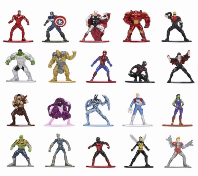 Metalen Nano verzamelobjecten van Marvel 20st