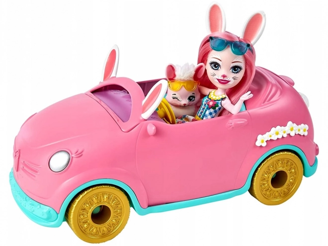Enchantimals Voiture Lapin Bree avec accessoires