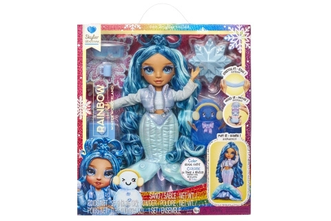 Rainbow High Wintermodepop - Skyler (Blauw)