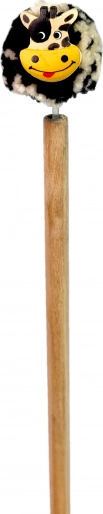 Crayon en bois avec pompon vache 2Kids Toys