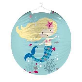 Papieren lampion Zeemeermin