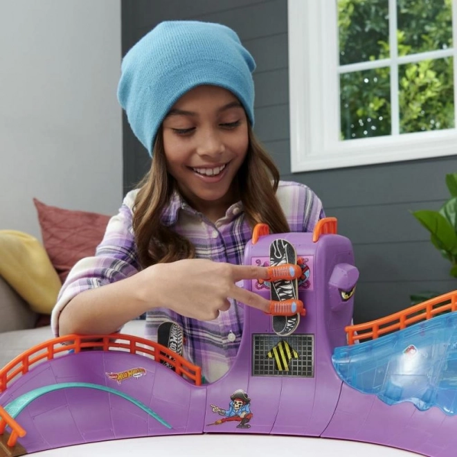 Hot Wheels Skate Octopark met fingerboard en schoenen