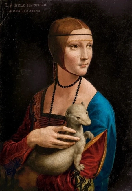 Puzzle 1000 Teile Dame mit dem Hermelin von Leonardo da Vinci Art Collection