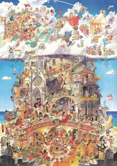 Heye puzzel Hemel en hel 1500 stukjes