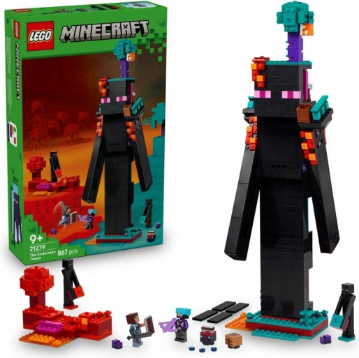 LEGO Minecraft Basis van Plunderaars en Vernietiger bouwset