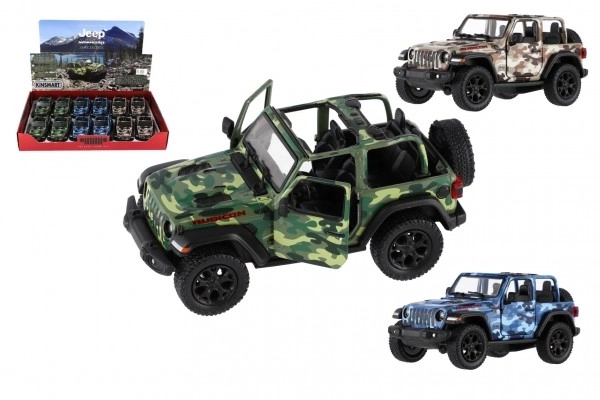 Auto Jeep Wrangler Camo editie metaal/plastic 13 cm