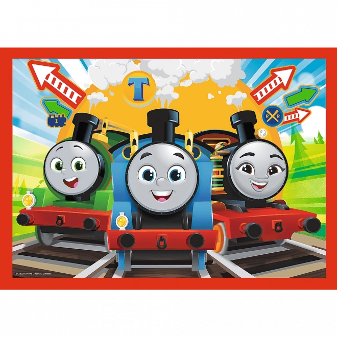 Puzzle 4in1 Brave Thomas, Thomas and Friends