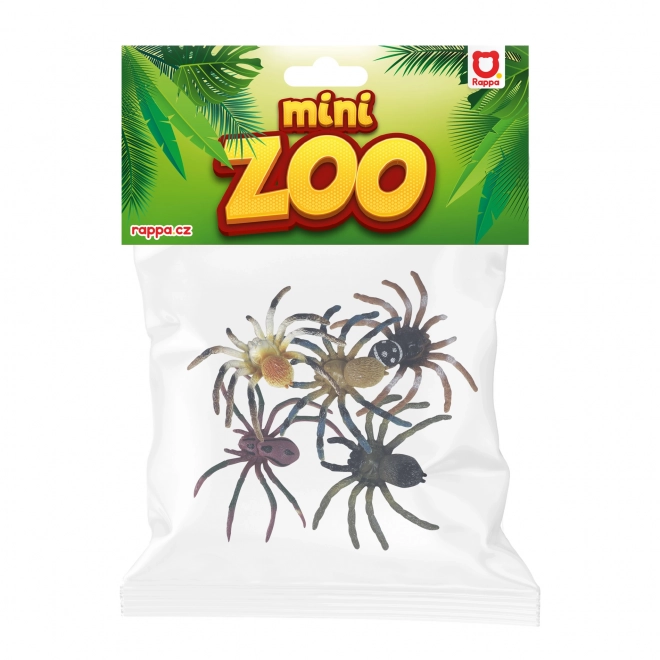 Decoratieve plastic spinnen set van 5 stuks
