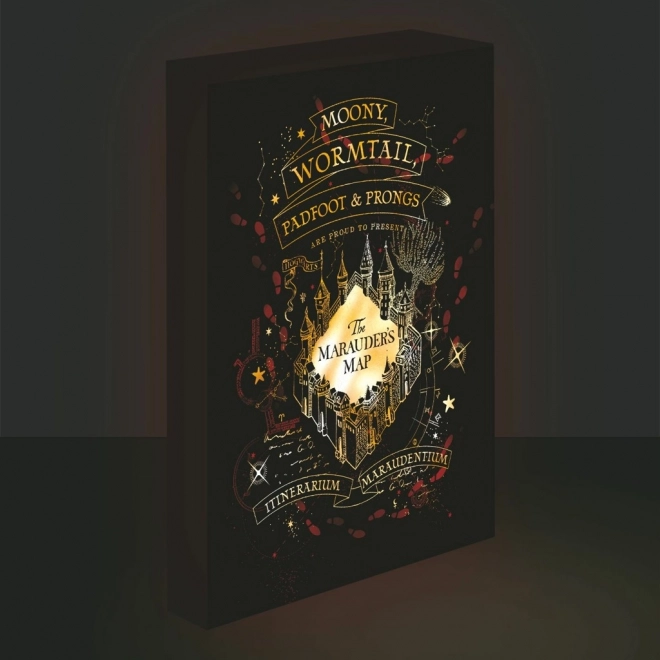 Leuchtendes LED-Bild Harry Potter - Karte des Rumtreibers