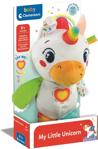 Licorne interactive en peluche BABY CLEMENTONI pour bébés