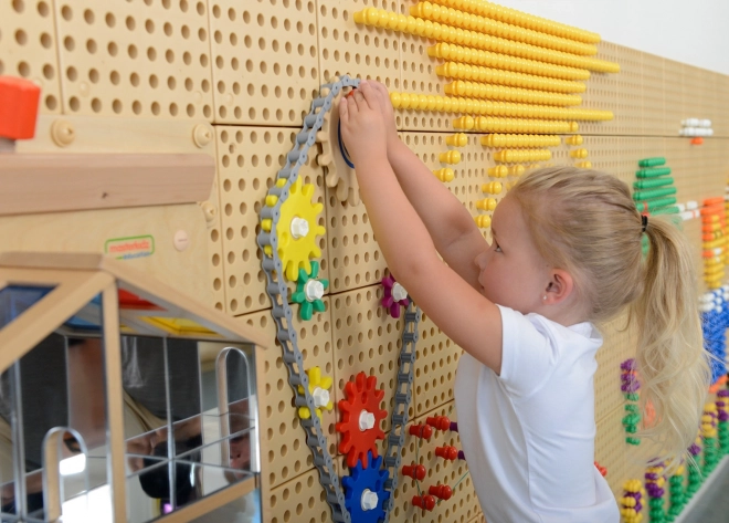 Masterkidz bouwset accessoires met pinnen, schroeven en gereedschap - 352 stuks