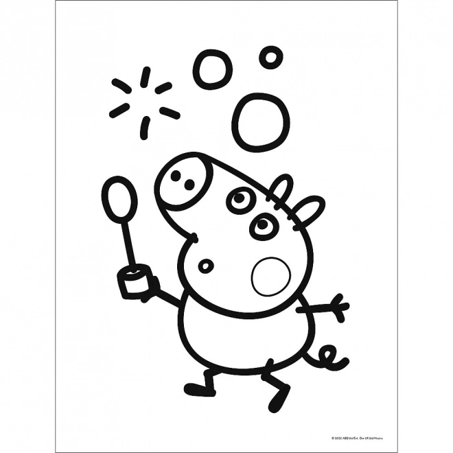 Baby MAXI 2x10 stukken puzzel Peppa's vrolijke dag, Peppa Big