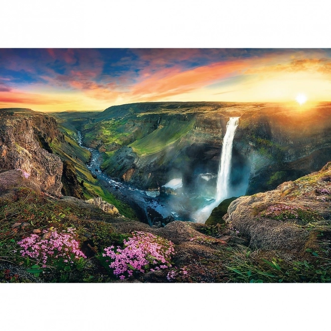 Puzzle 2000 pieces Haifoss Waterfall, Iceland
