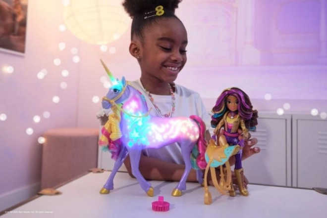 UNICORN ACADEMIE LICHTGEVENDE EENHOORN WILDSTAR MET POP SOPHIA 24cm