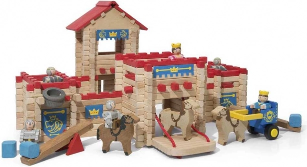 Jeujura houten bouwpakket kasteel – 300 onderdelen