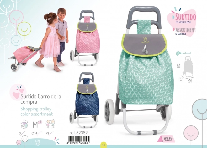 DeCuevas 52089 Opvouwbare reistas met wieltjes 2021 - blauw
