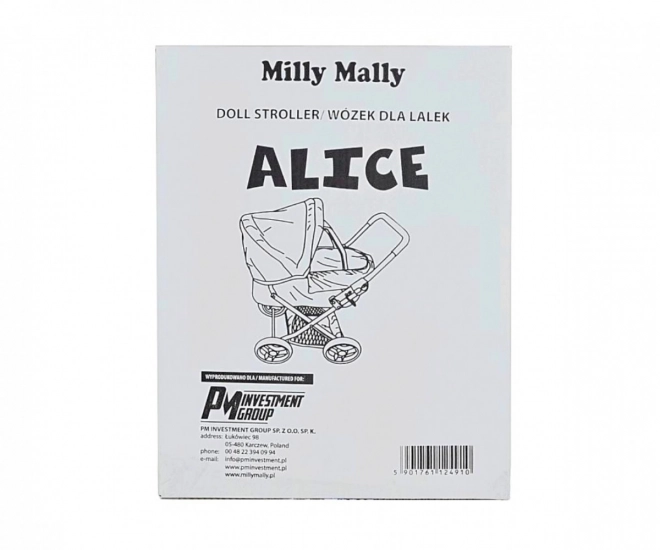 Poppenwagen Alice Prestige mint