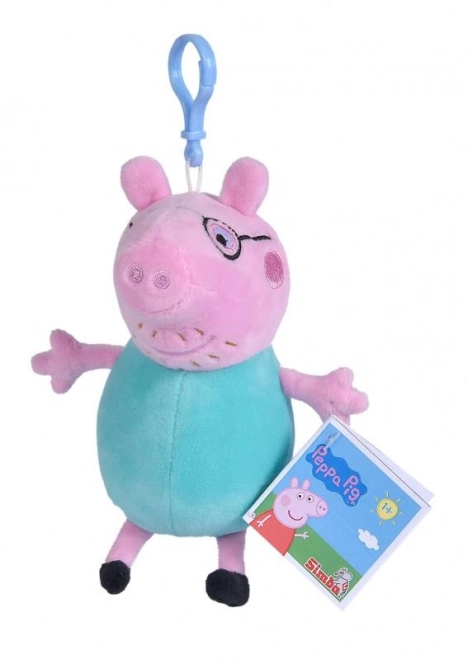 Peppa Pig pluchen hanger voor rugzak, 4 soorten