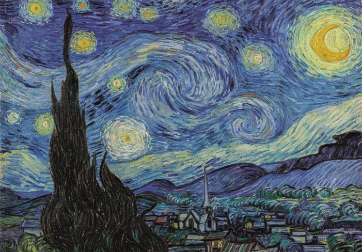 Clementoni Puzzle Collection Musée : La Nuit étoilée 1000 pièces