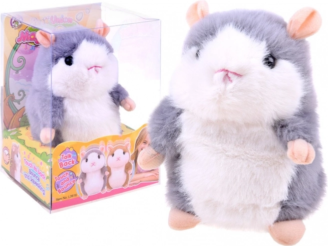 Talking plush hamster interactive – Hamster