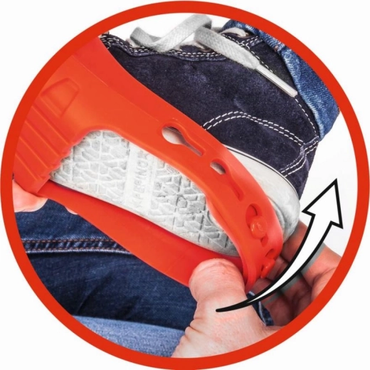 A safer step thanks to anti-slip grip