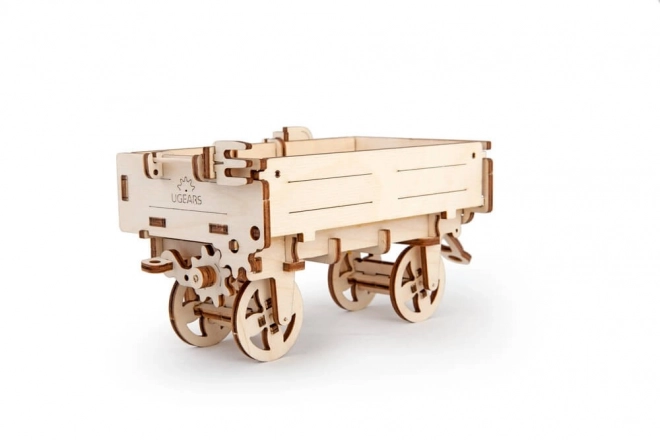 Ugears 3D puzzel - Aanhangwagen 68 stukken