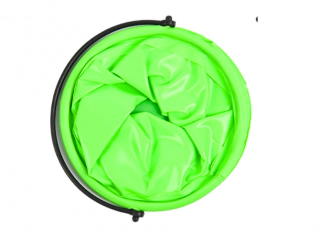 Opvouwbare multifunctionele PVC-emmer groen