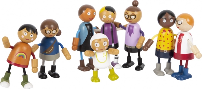 Small Foot Buigbare poppenfamilie met kind