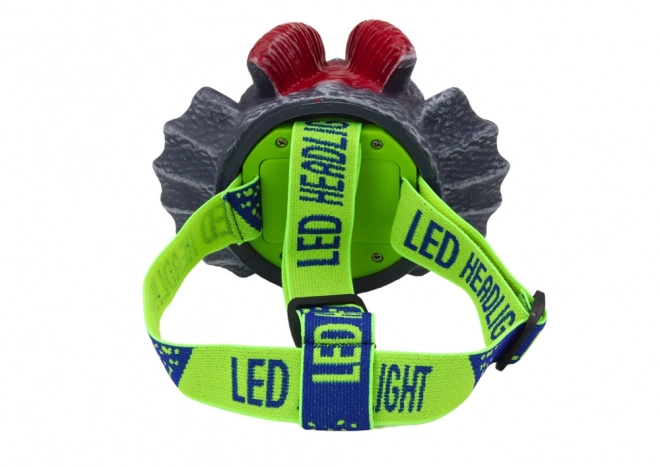 Hoofdlamp Dinosaurus Verstelbare band 3 LED-dioden