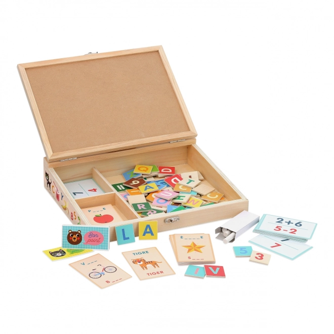 Vilac Kleine schoolbord met accessoires