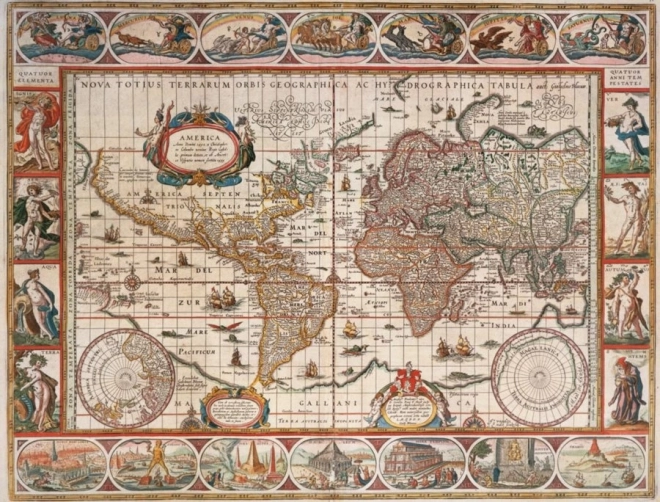 Ravensburger puzzel Wereldkaart 1650 – 2000 stukjes