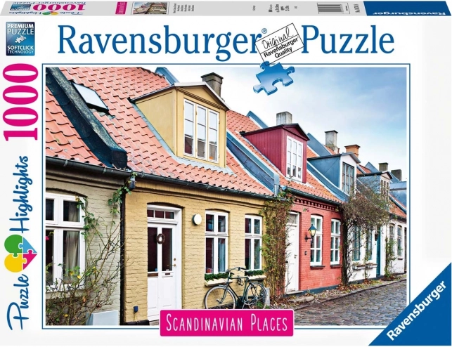 Puzzle 1000 Teile Skandinavische Stadt 2