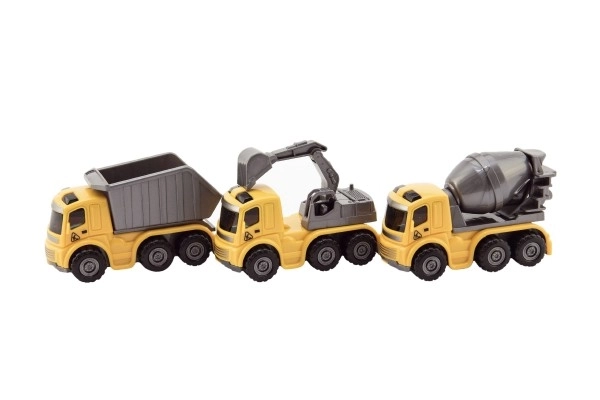 Bouwvoertuig met traagheidsmotor - 10 cm