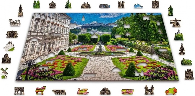 Puzzle en bois château Mirabell