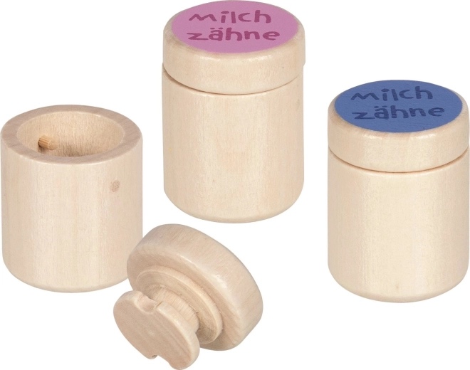 GOKI wooden milk-tooth box – pink