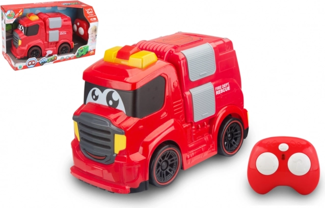 kiddy go! brandweerauto op afstandsbediening met infraroodcontroller