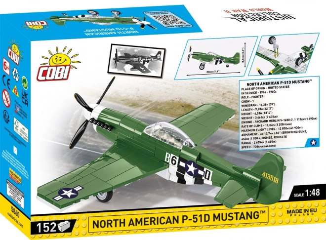 Bausatz Flugzeug P-51D Mustang COBI
