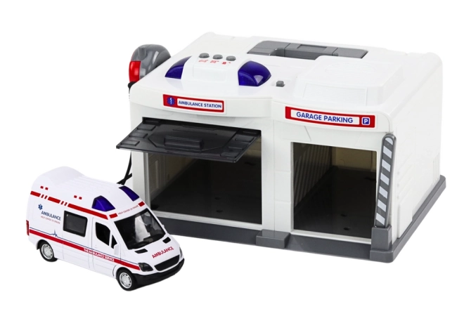 Ambulance hulpdienst basis licht en geluiden