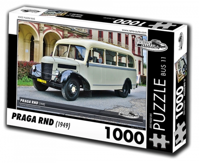 Retro Car Puzzle Bus Praga RND 1000 Pieces