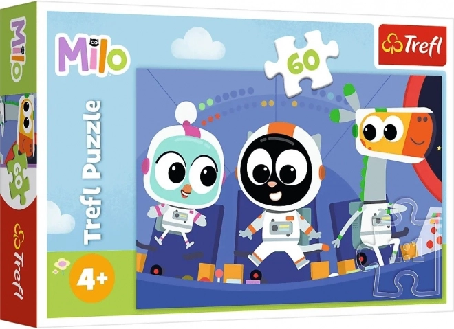 Puzzel 60 stukjes – tijd om MILO te leren kennen: kitten MILO