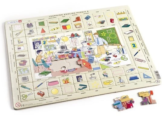 Puzzle Larsen anglais : à l'école