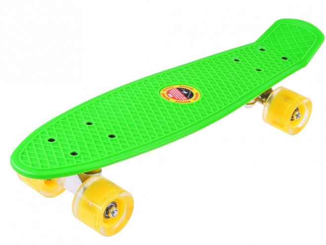 Skateboard met LED-wielen