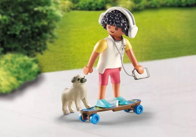 Set of Playmobil Figures: Boy with Dog
