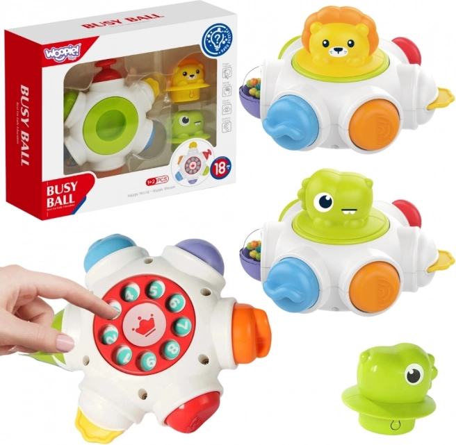 Woopie Cosmic Rocket Active Cube - Educational Sensory Cube 18m+