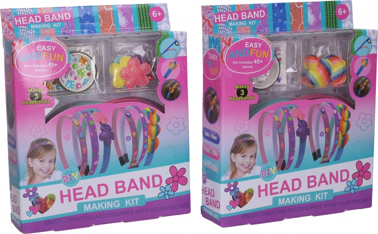 Crée jusqu’à 3 serre-têtes originaux