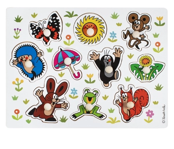 Detoa Houten Inlegpuzzel De Kleine Mol groot