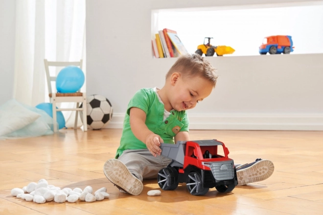 Auto Truxx 2 vrachtwagen kunststof kiepwagen 26cm met figuur 27x15x16cm 24m+